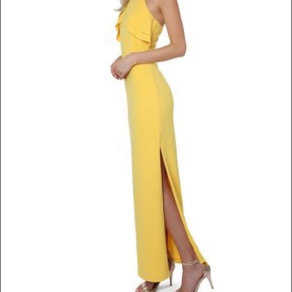 Bebe BLACK HALTER NECK DRAPED - Picture 10 of 10